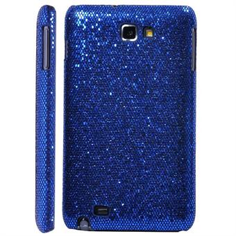 Galaxy Note Glittrigt skal (blå)