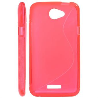 S Line silikonskydd HTC ONE X (röd)