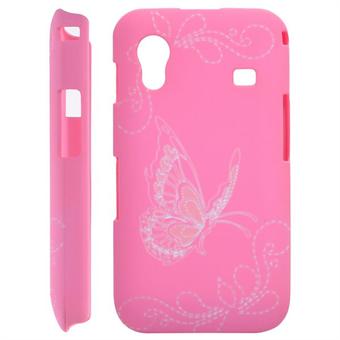 Samsung Galaxy ACE Butterfly skal (rosa)