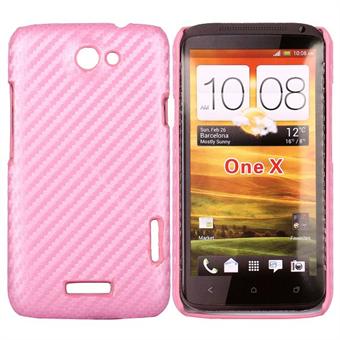 HTC One X Corbon skal (rosa)