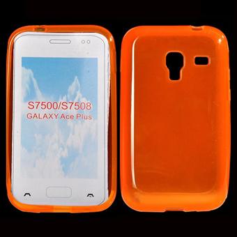 Galaxy ACE Plus silikonskydd (orange)