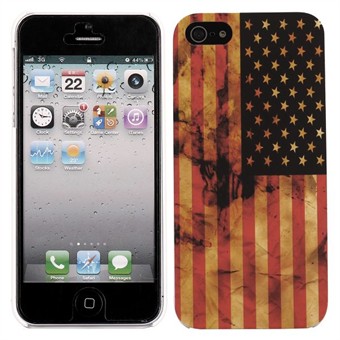 Oldstar Amerika omslag iPhone 5 / iPhone 5S / iPhone SE 2013 (Burn)