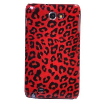 Galaxy Note Leopard (röd)
