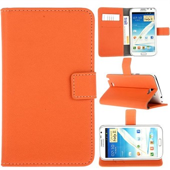 Tygfodral Samsung Galaxy Note 2 (orange)