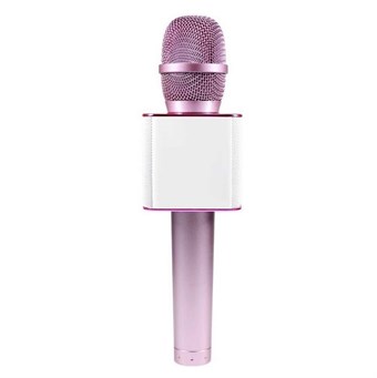 Q9 Professional trådlös mikrofon med högtalare - Rosa