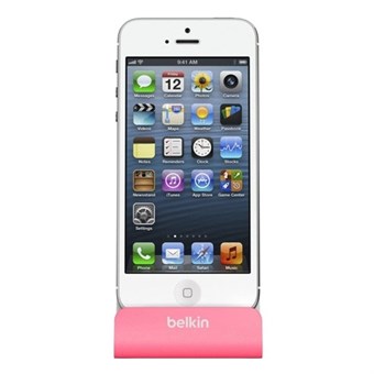 Belkin iPhone Dockningsstation med USB-kabel - Rosa