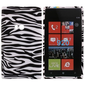 Motiv Silikonskydd till Lumia 920 (Zebra)