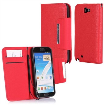 SmartPurse-fodral -Galaxy Note II (röd)