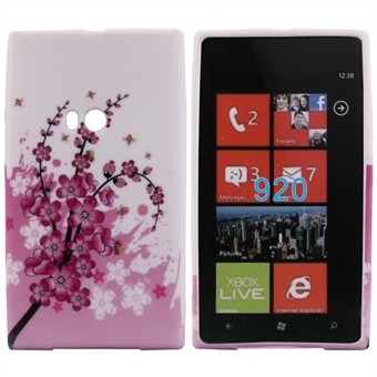 Motiv Silikonskydd till Lumia 920 (Violet)