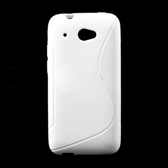 S-Line silikonskydd - HTC 601 Zara (Vit)