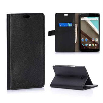 Stand Wallet Case - Nexus 6 (svart)