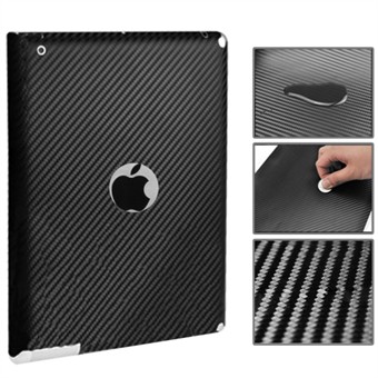 Carbon Sticker iPad 2/3/4 - Svart