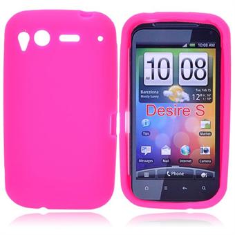 HTC Desire S silikonskal (rosa)