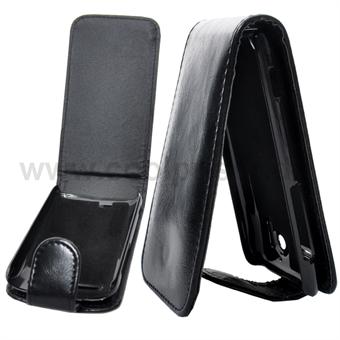Billigt läderfodral till HTC Sensation G-14 (svart)