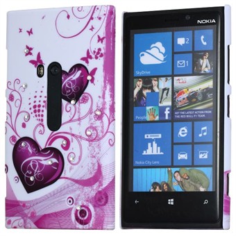 Lumia 920 Bling Motiv omslag - Hjärtan