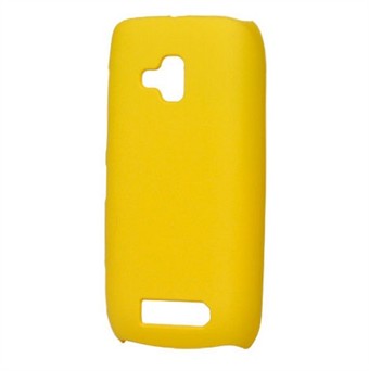 Enkelt plastskydd Lumia 610 - Gul