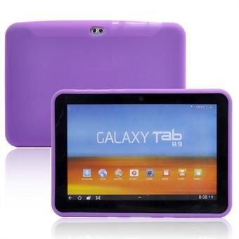 Samsung Galaxy Tab 8.9 mjukt silikonskal (lila)
