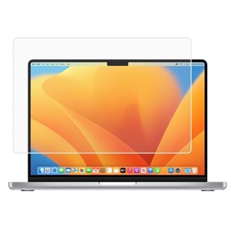 För MacBook Pro 16 tum (2023) A2780 Laptop Skärmskydd 0,3 mm Arc Edge Tempered Glass HD Clear Film