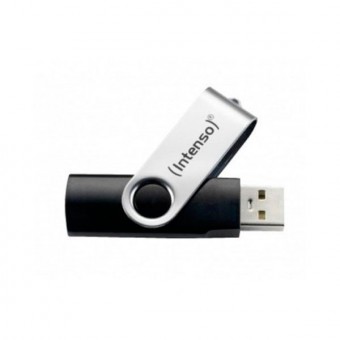 USB-kontakt 16 GB silver / svart