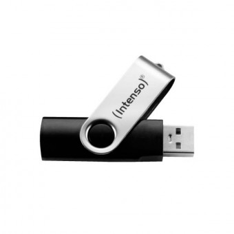 USB-kontakt 32 GB silver / svart