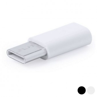 Micro USB till USB-C Adapter 145765 - Färg: Vit