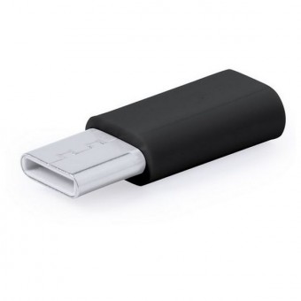 Micro USB till USB-C Adapter 145765 - Färg: Svart
