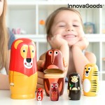 Matryoshka Djurfigurer i Trä - Funimals - 11 delar