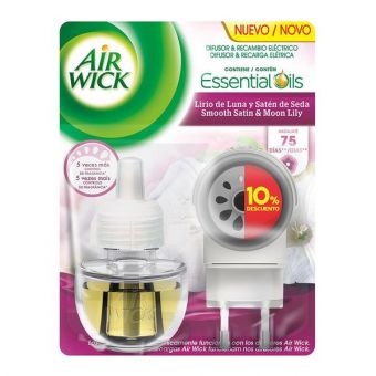 Air Wick Electric Air Freshener with Refill - SMOOTH SATIN & MOON LILY