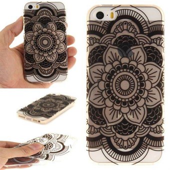 Modern art silikonskal till iPhone 5 / iPhone 5S / iPhone SE 2013 - Henna Butterfly
