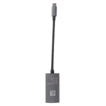 20 cm Typ-C hane till HDMI hona digital 4K-adapter - svart