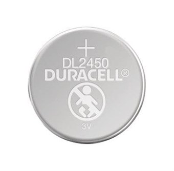 Batteri för elektronisk P-skiva - Elektroniska parkeringsmätare Batteri från Duracell - 1 st