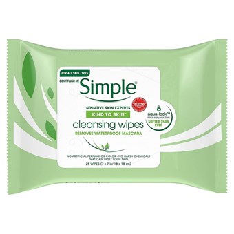 Simple Wipes Cleansing - 25 st.