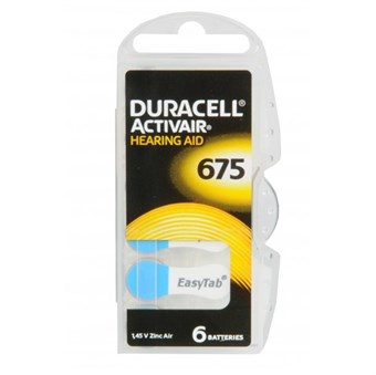 Duracell Activair 675 Hörapparatbatteri - 6 st