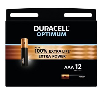 Duracell Optimum MN2400 AAA - 12 st