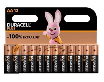 Duracell Plus 100% MN1500 AA - 12 st