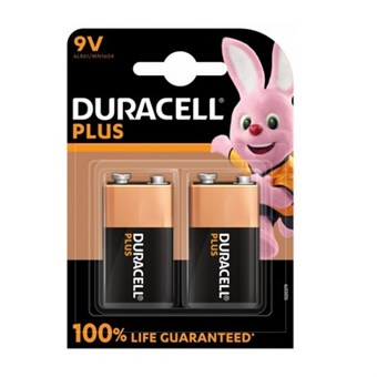 Duracell Plus 100% MN1604 9V - 2 st