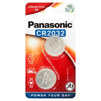 Panasonic CR2032 - Litiumbatteri - 2 st - Passar AirTag
