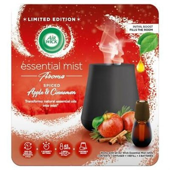 Air Wick Electric Air Freshener + Refill - Essential Mist - Apple & Cinnamon - 20 ml
