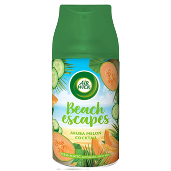 Air Wick Refill för Freshmatic Spray - 250 ml - Beach Escapes Aruba Melon