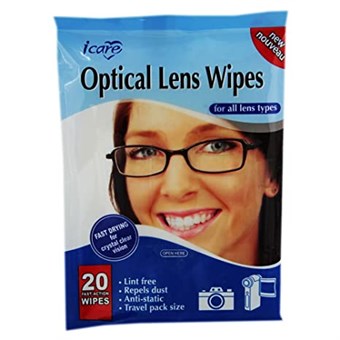iCare Spectacle & Lens Wipes - 20 st.