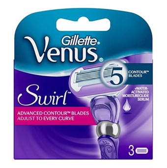 Gillette Venus Swirl - Rakblad - 3 Delar