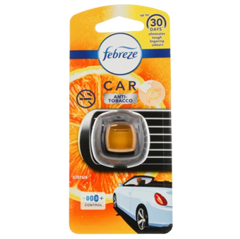 Febreze Car Air Freshener - Starter Kit - Anti Tobacco