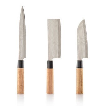 Set med japanska knivar med professionell väska Damas·Q InnovaGoods