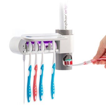 InnovaGoods - Tandborste och tandkrämshållare - UV-steriliserande