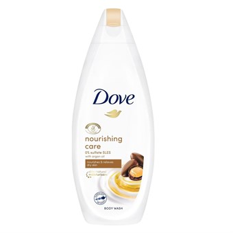 Dove Body Wash - Närande vård - berikad med marockansk arganolja - 225 ml