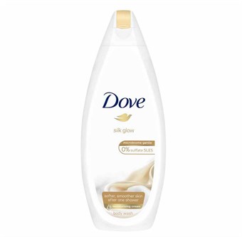 Dove Body Wash - Silk Glow - 225 ml - Vårdande kroppstvål