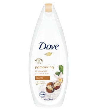 Dove Body Wash - Sheasmör och vanilj - 225 ml