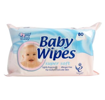 4 My Baby Super Soft Baby Wipes - 80 st