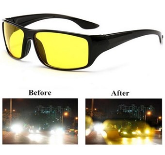 Anti-glare Night Vision - Driver Goggles - Night Driving - Förbättrade Ljusglasögon - Mode Solglasögon - Goggles - Biltillbehör