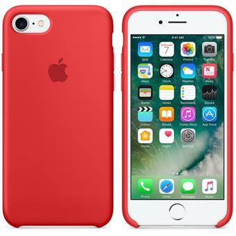 iPhone 7 / iPhone 8 Silikonväska - Röd